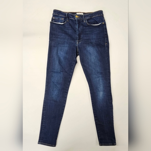 Frame Denim Denim - Frame  Jeans Le High Skinny Ankle Blue Denim Jeans Size 2